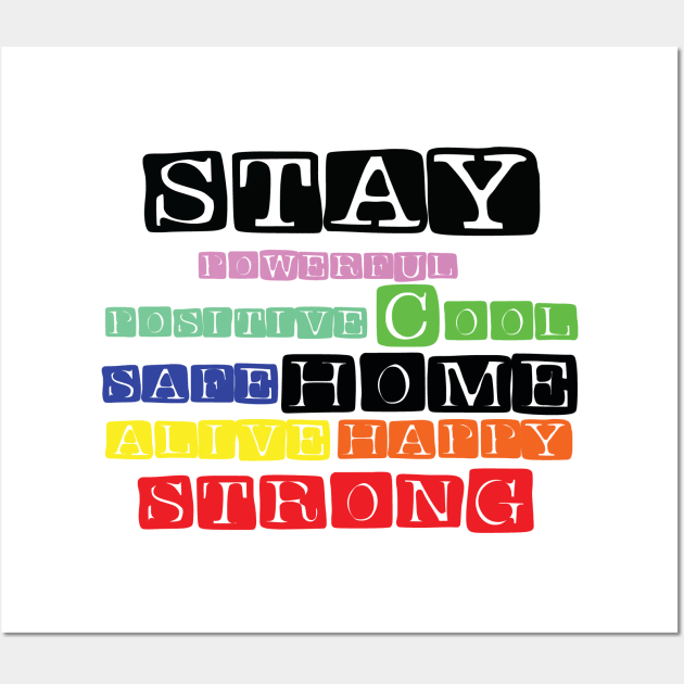 Stay home,social distancing Wall Art by ArtMaRiSs